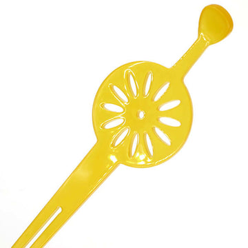 Acrylic Geisha Floral Cut Hair Stick Fork